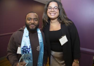 Arlenis Perez with SEEK student