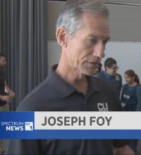 CUNY SPS Professor Dr. Joseph Foy at IRS training session for students