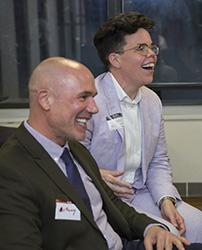 Dr. Jan Ooting and Anthony Sweeney