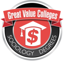 Great value colleges sociology degrees badge